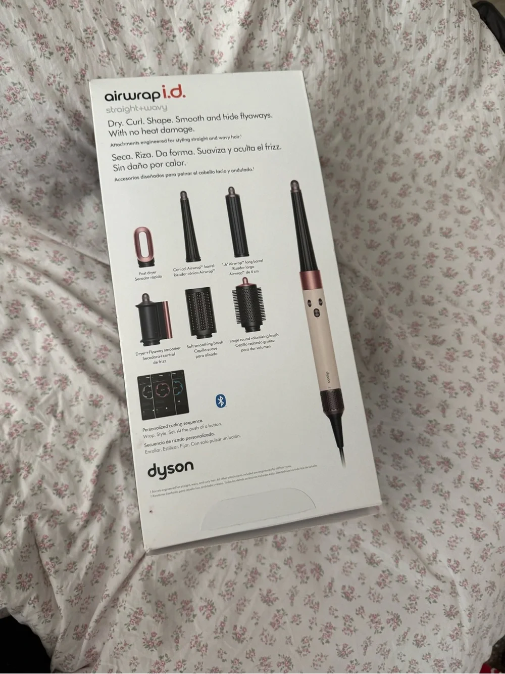 Dyson Pink & Black Travel Styling Set with Case